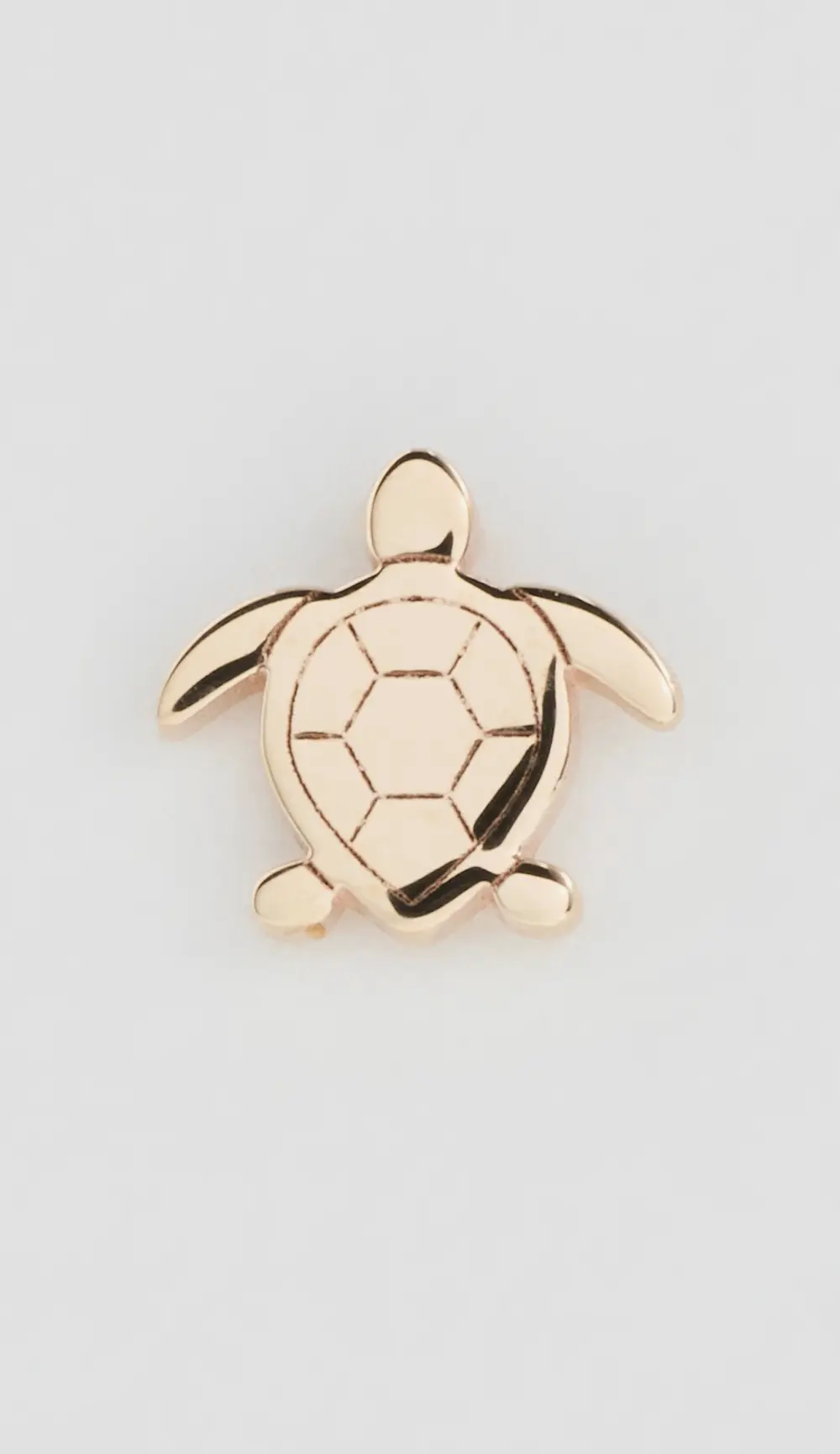 Zoe Chicco 14k Gold Itty Bitty Turtle Single Stud Earring