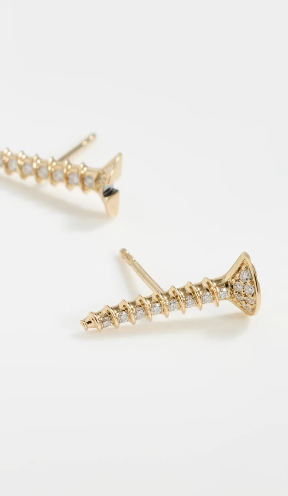Sydney Evan 14k Long Screw Studs