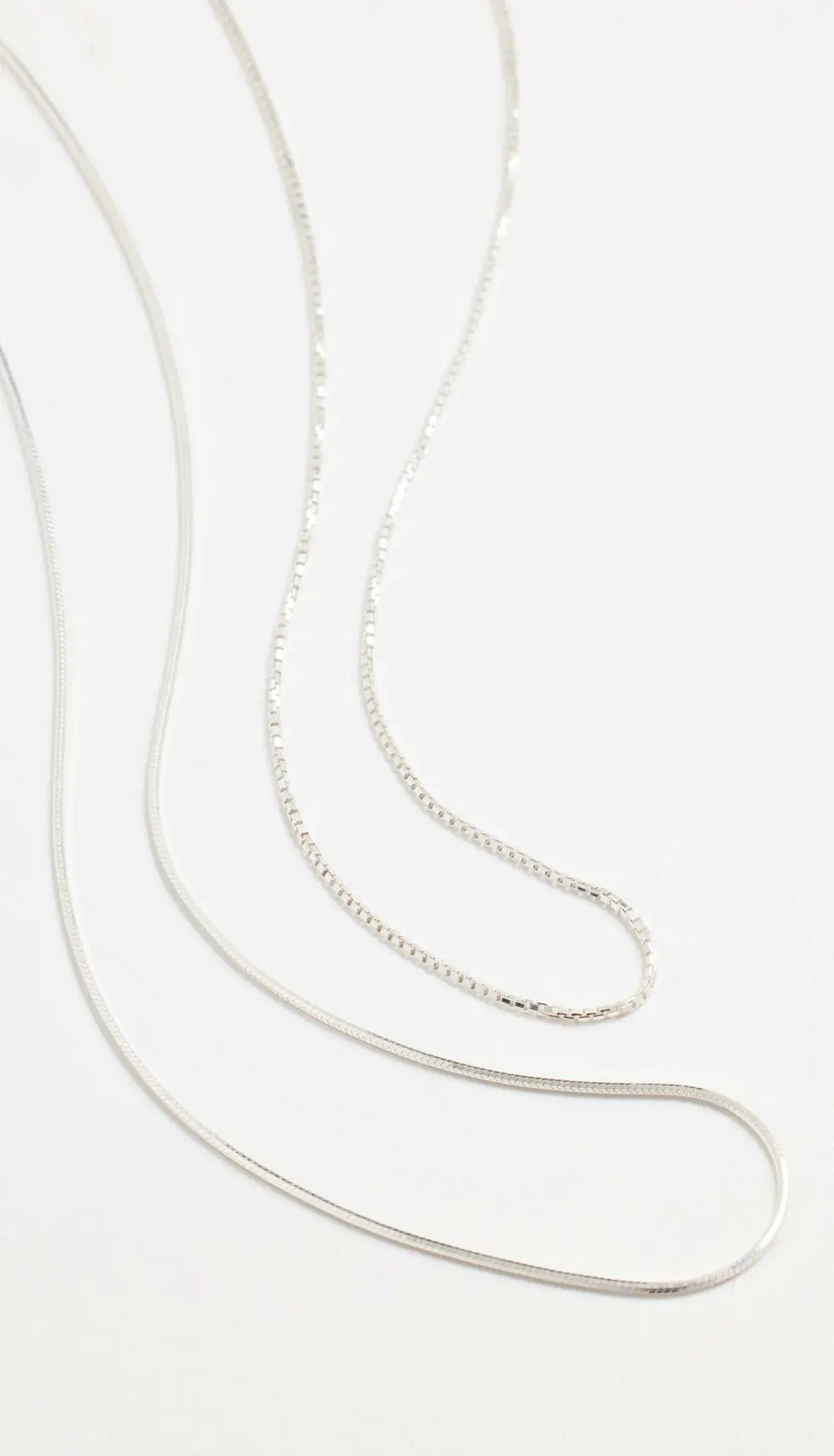 SHASHI Silver Line Necklace