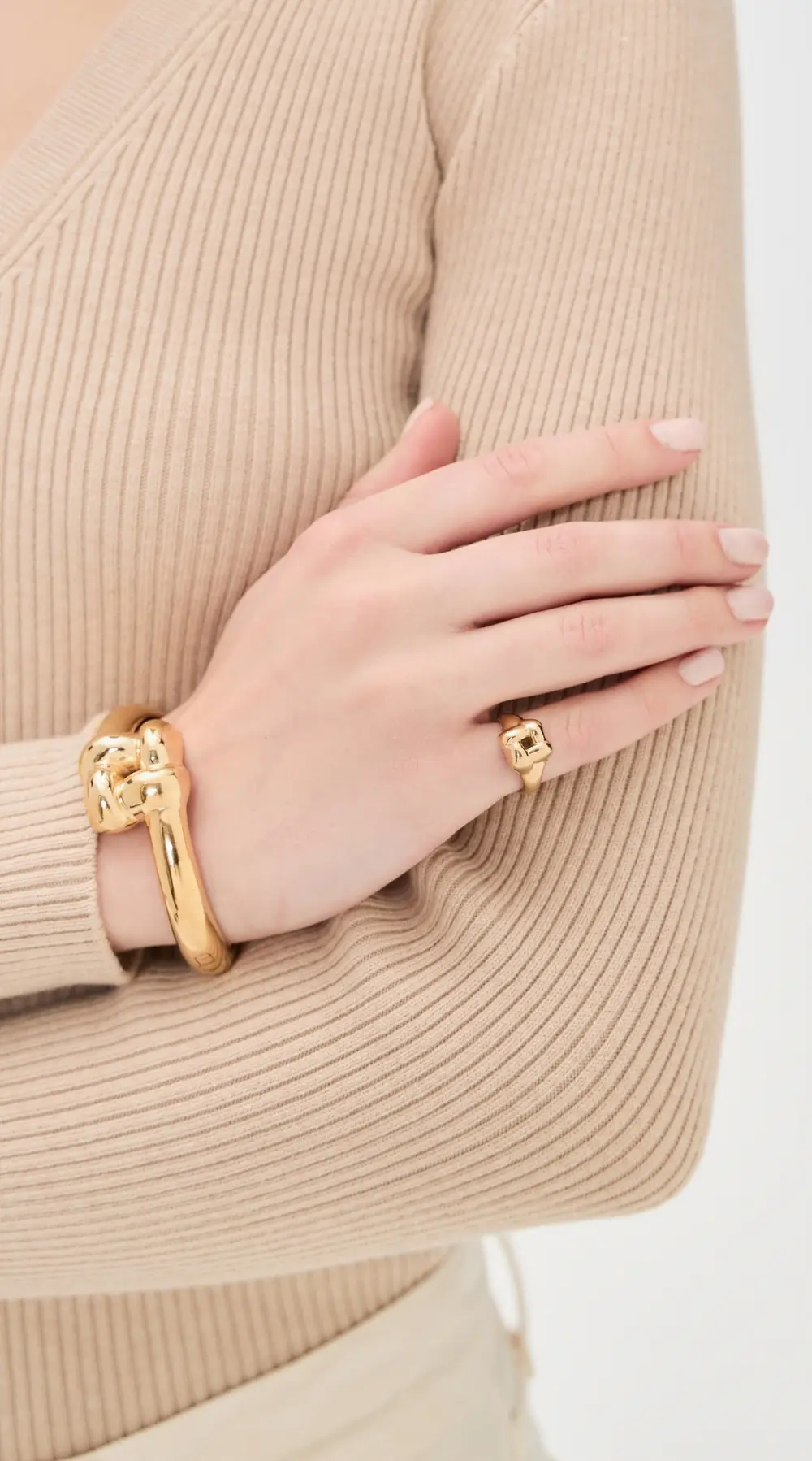 JENNY BIRD Woven Square Signet Ring