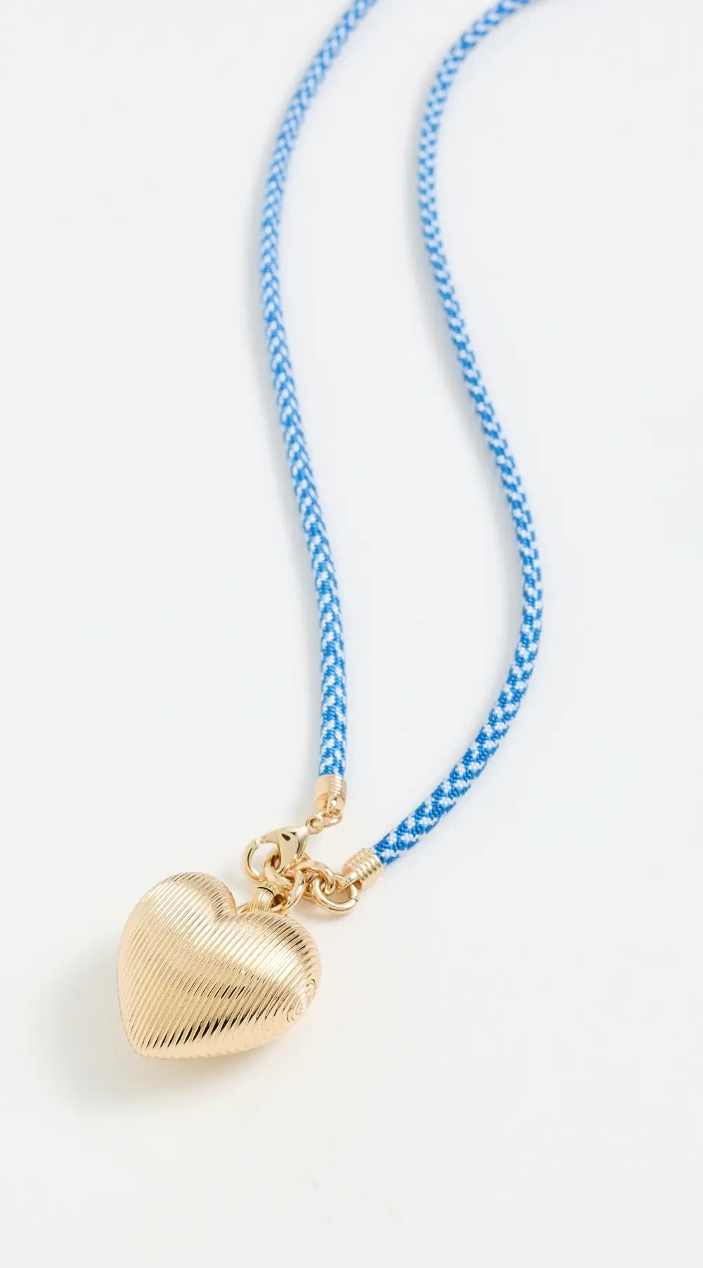 Roxanne Assoulin Long Happy Cord Heart Necklace