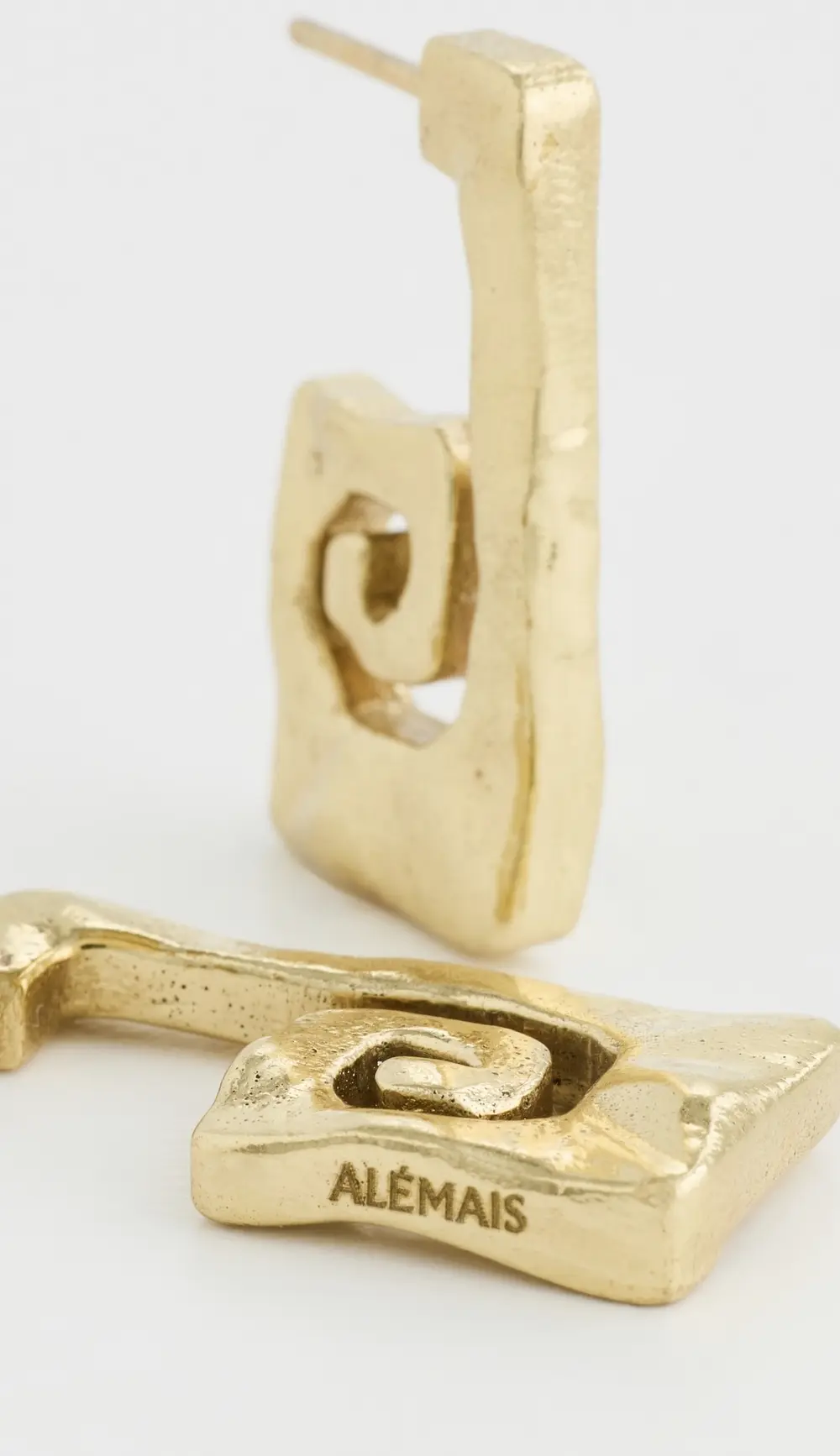 ALÉMAIS Le Jardin Long Spiral Earrings