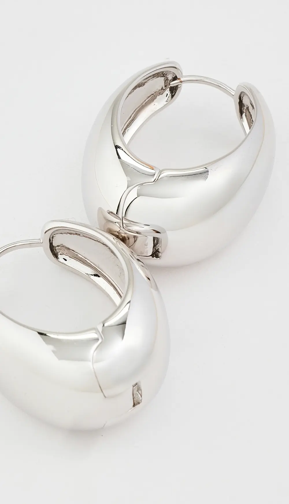 SHASHI Cameron Silver Hoops