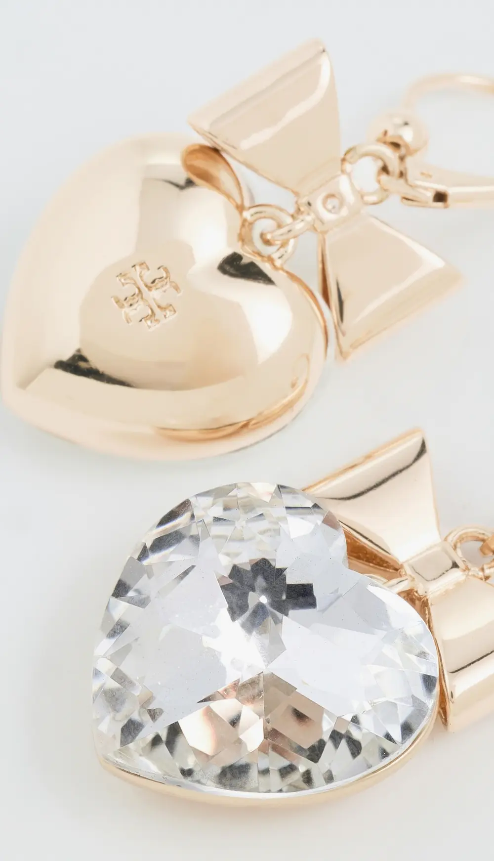 Tory Burch Heart and Bow Earrings