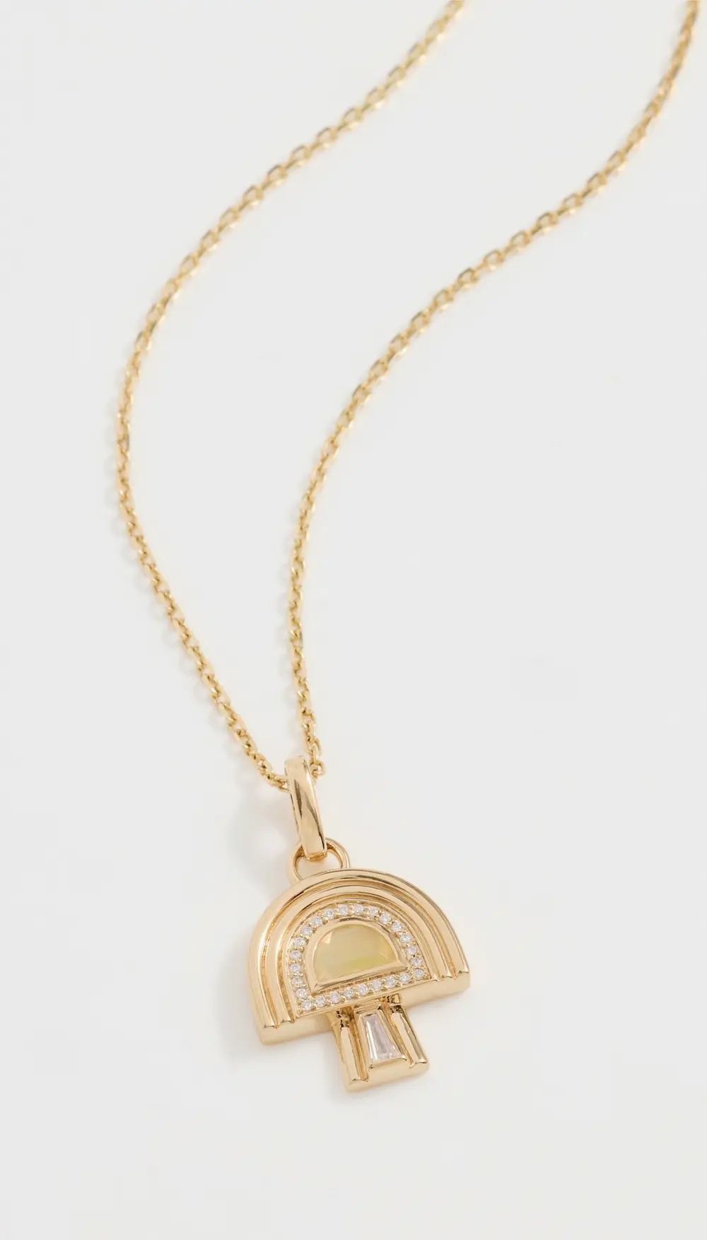 Sorellina 18k Mushroom Pendant Necklace