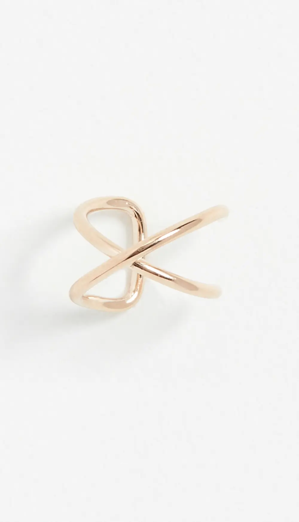 Zoe Chicco 14k Gold Thin X Wire Ear Cuff