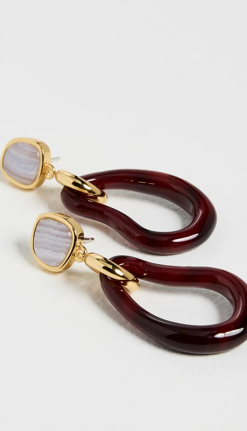 Lizzie Fortunato Galina Earrings In Sangria