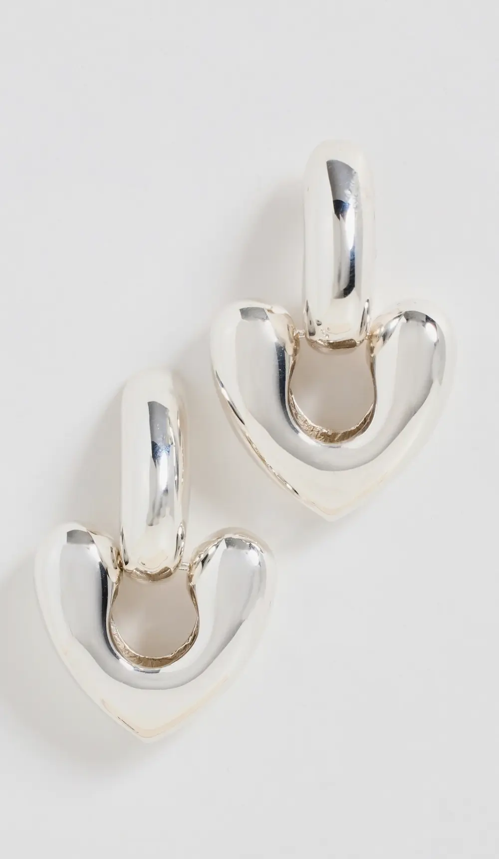 Annika Inez Large Heart Drop Earring