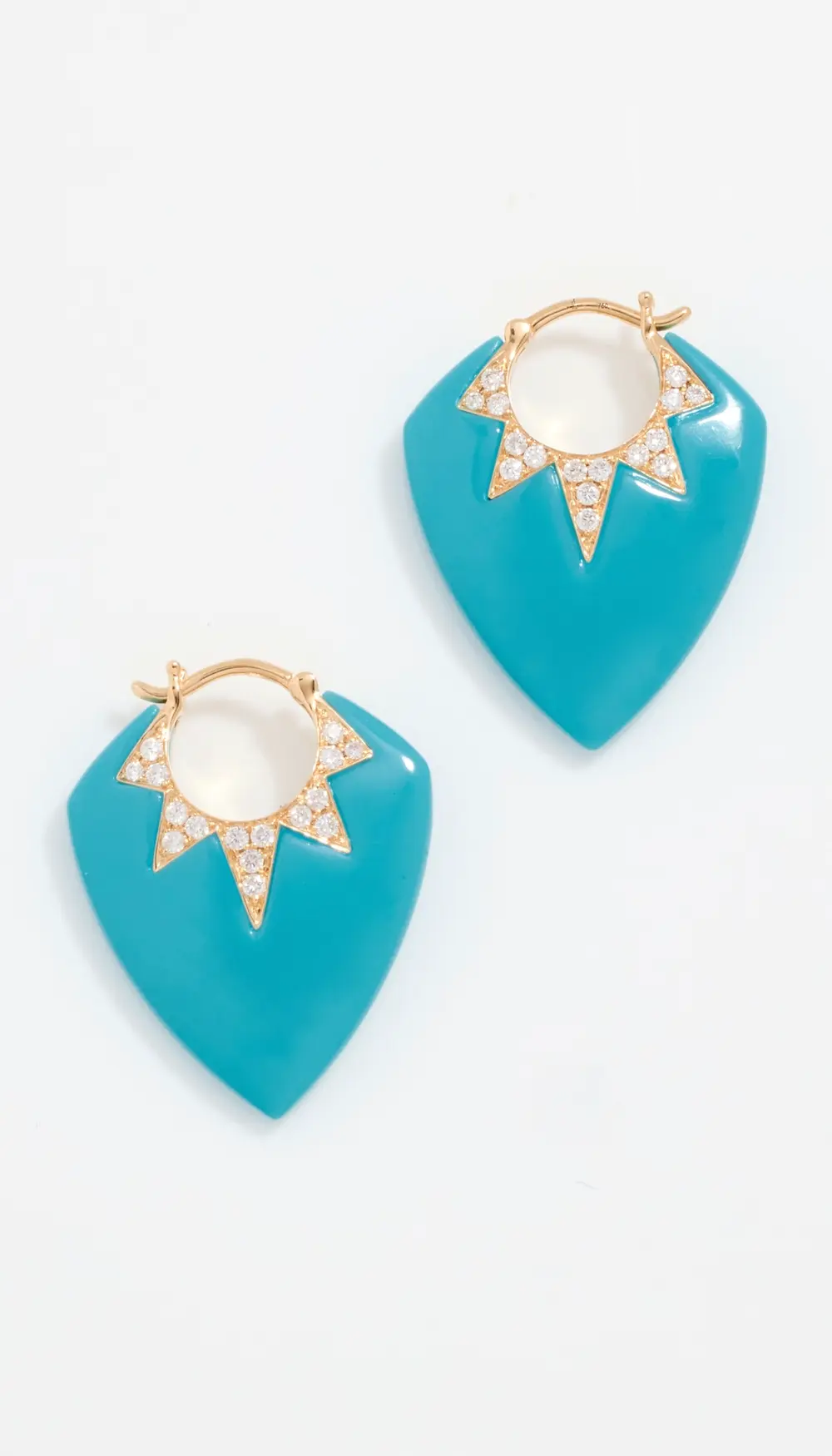 Sorellina 18k Guitar Picks Earrings