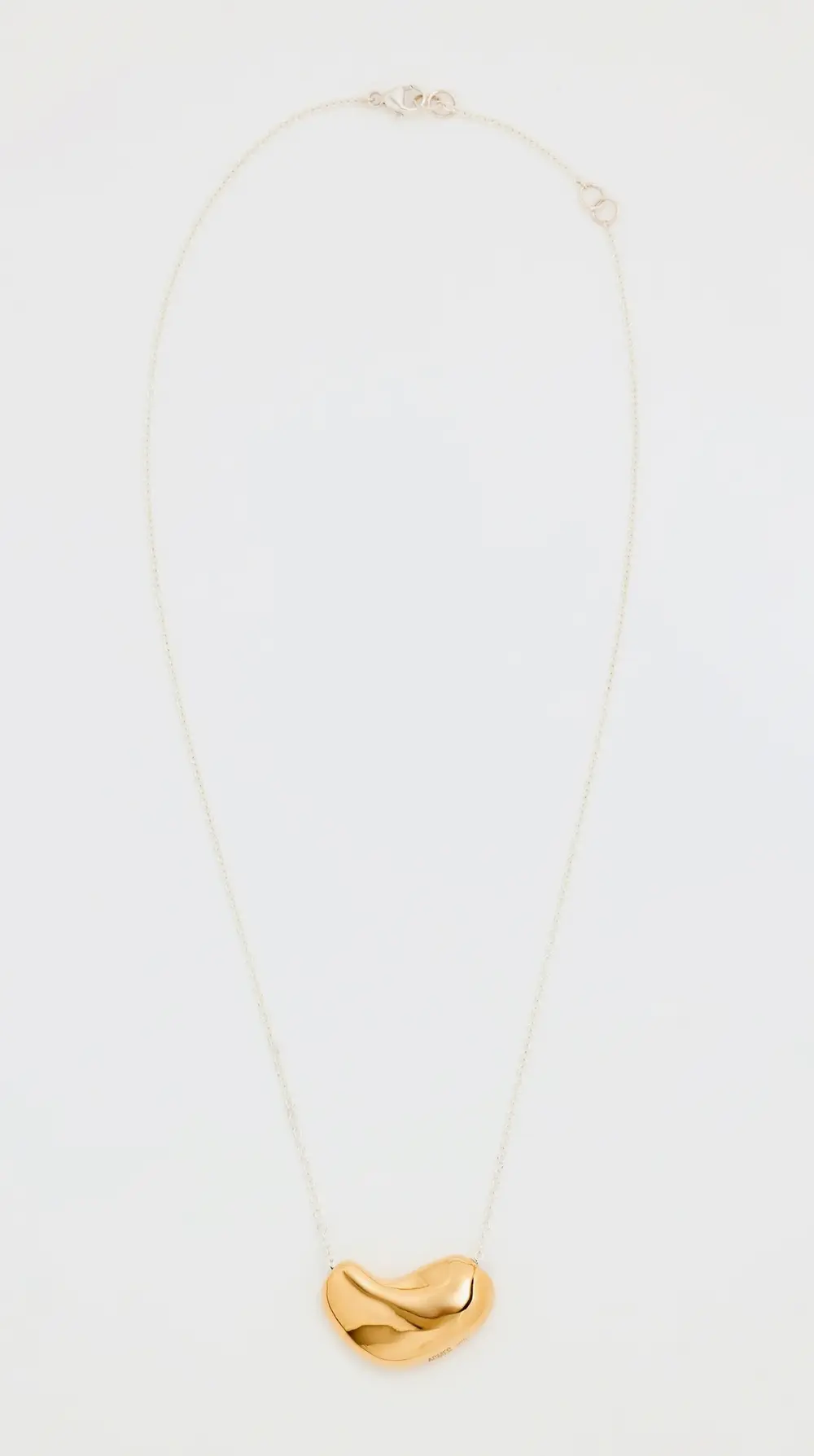 AGMES Small Sculpted Heart Pendant Necklace