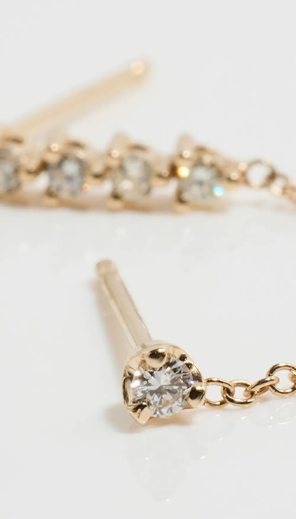 Zoe Chicco 14k Tennis Collection Double Sided Earring