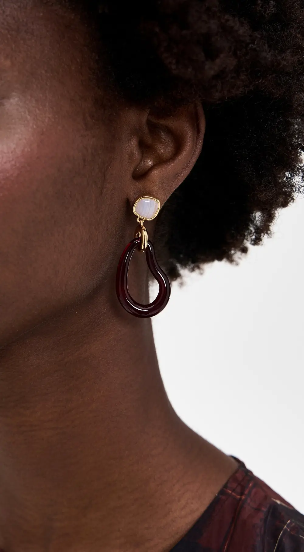 Lizzie Fortunato Galina Earrings In Sangria
