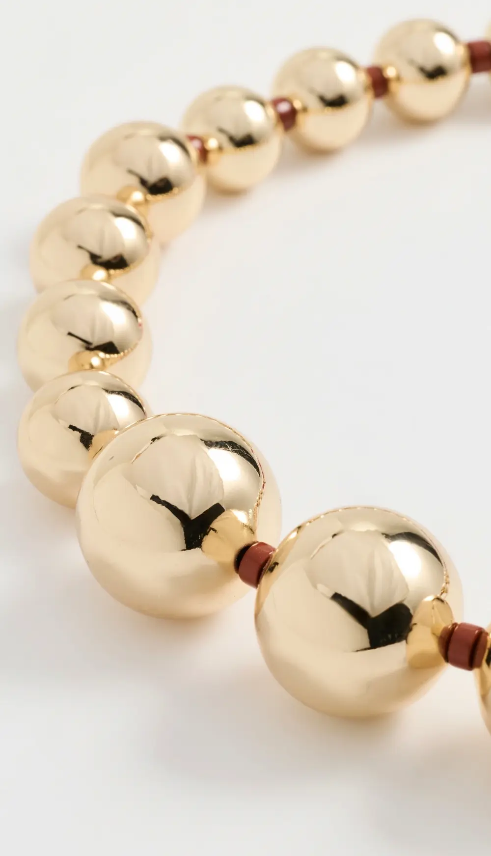 Roxanne Assoulin Large Beaded Metal Ball Necklace