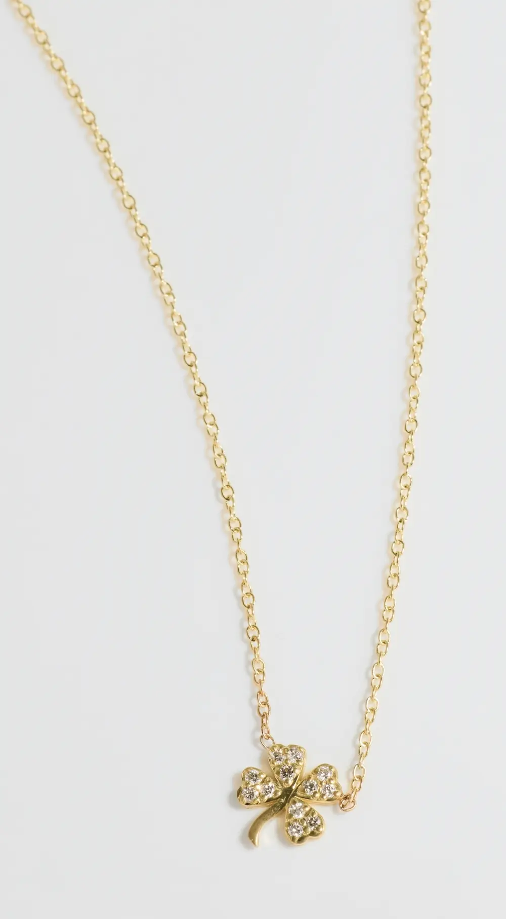 Jennifer Meyer Jewelry Mini Clover Necklace