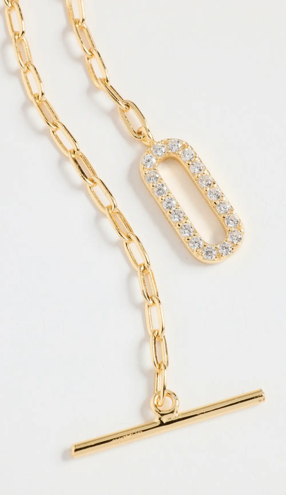 SHASHI Jade Pave Necklace