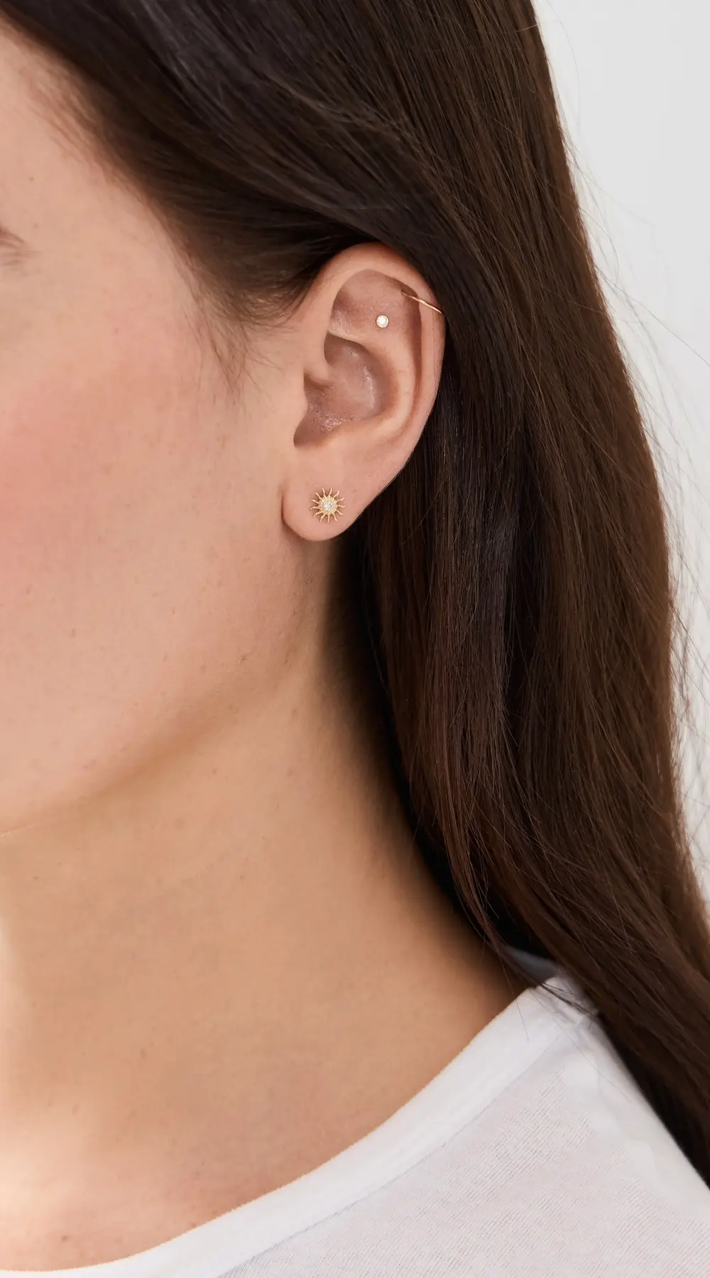 Marlo Laz 14k Sun Studs