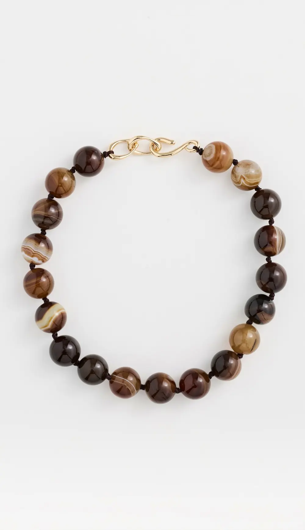 Madewell Oversized Stone Bead Choker Necklace