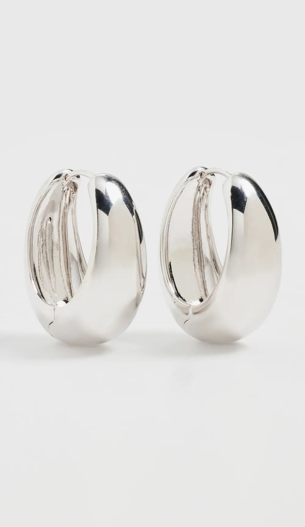 SHASHI Cameron Silver Hoops