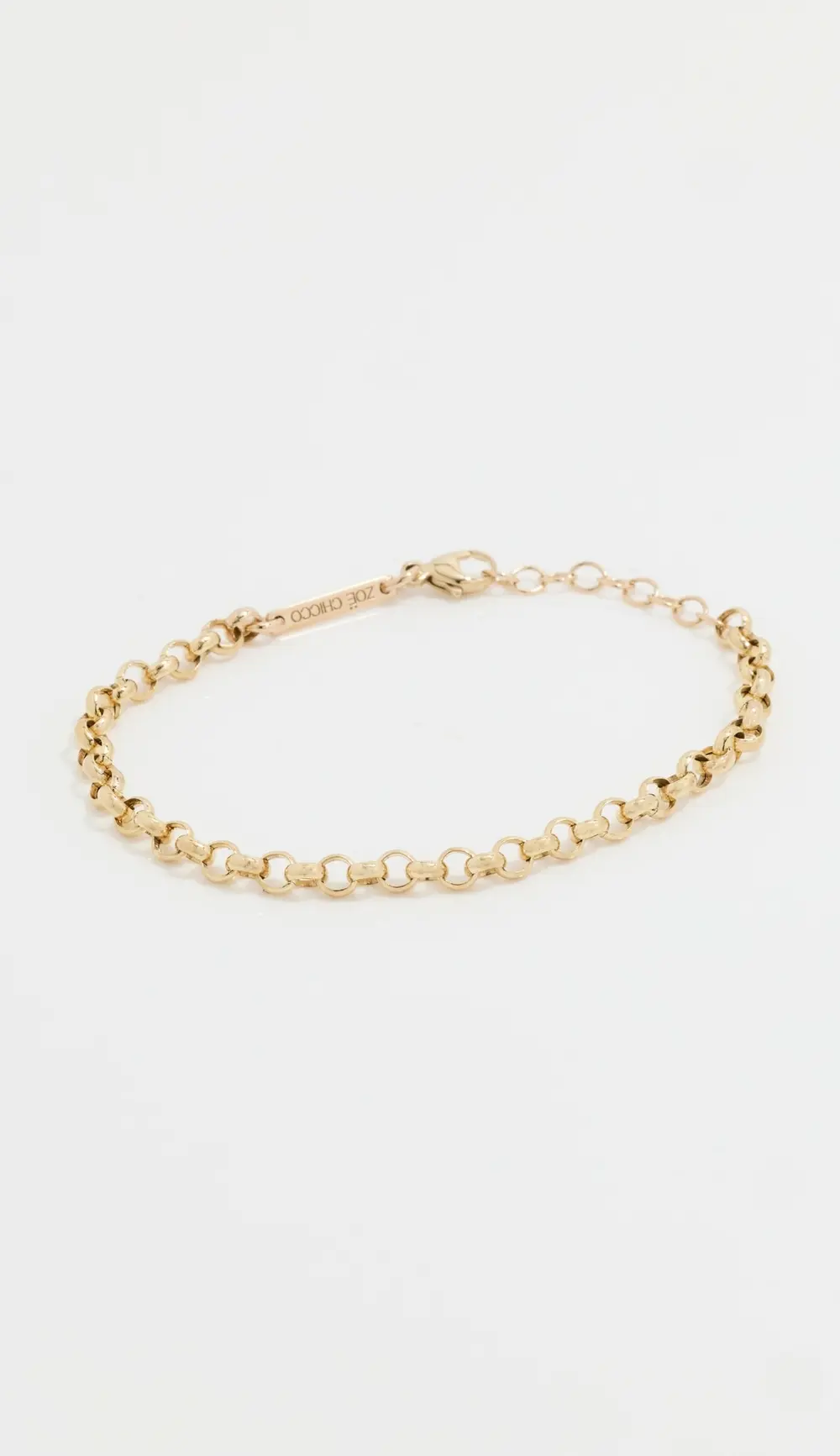 Zoe Chicco 14k Gold Large Rolo Bracelet