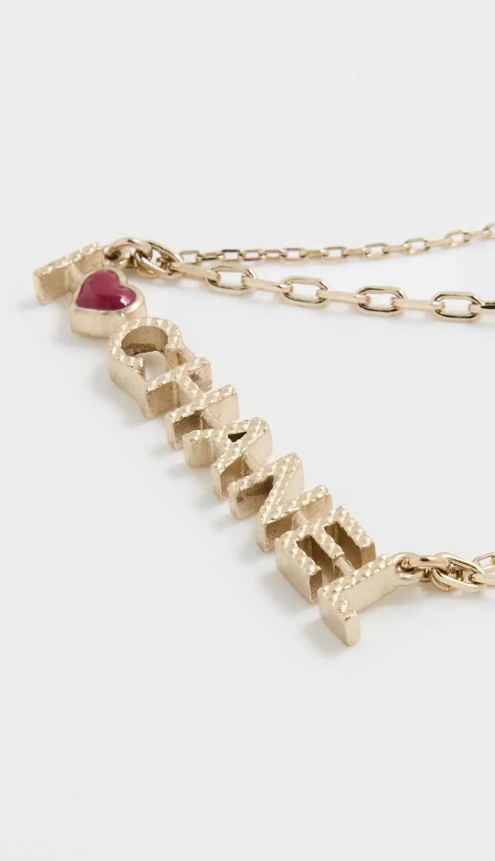 What Goes Around Comes Around Chanel I Heart Necklace