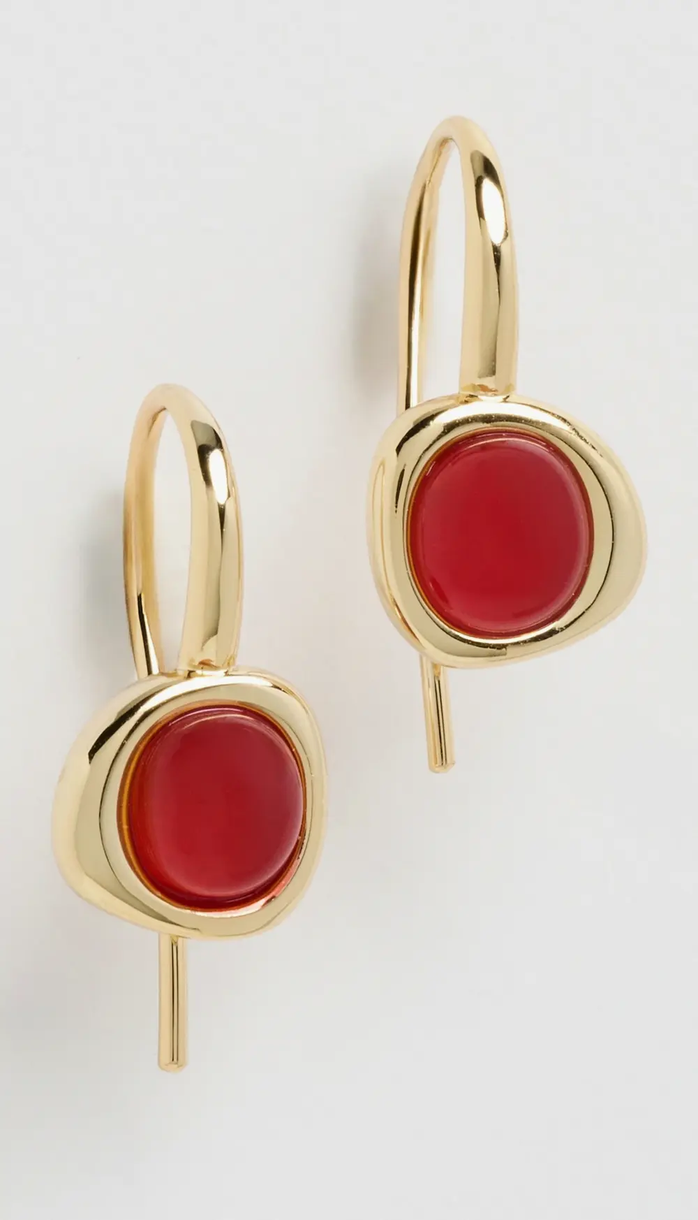 Luv Aj Amber Honey Hook Earrings