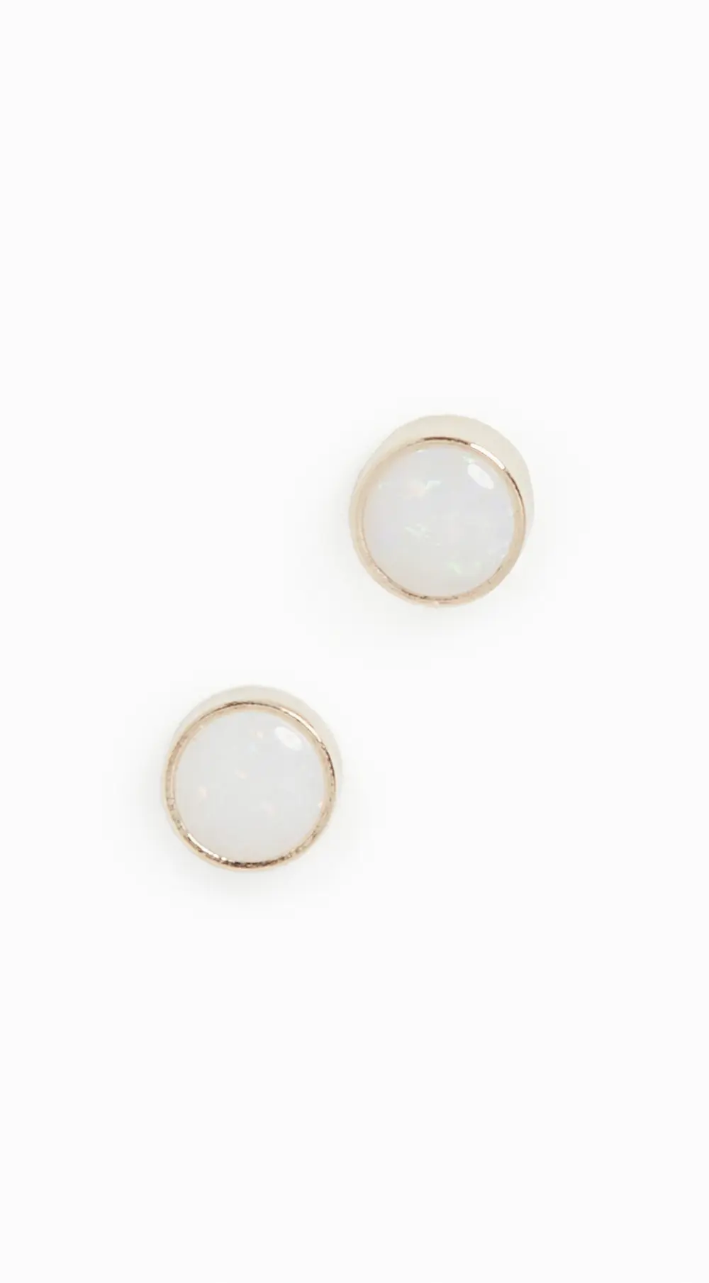Zoe Chicco 14k Gold Opal Gemstones Stud Earrings