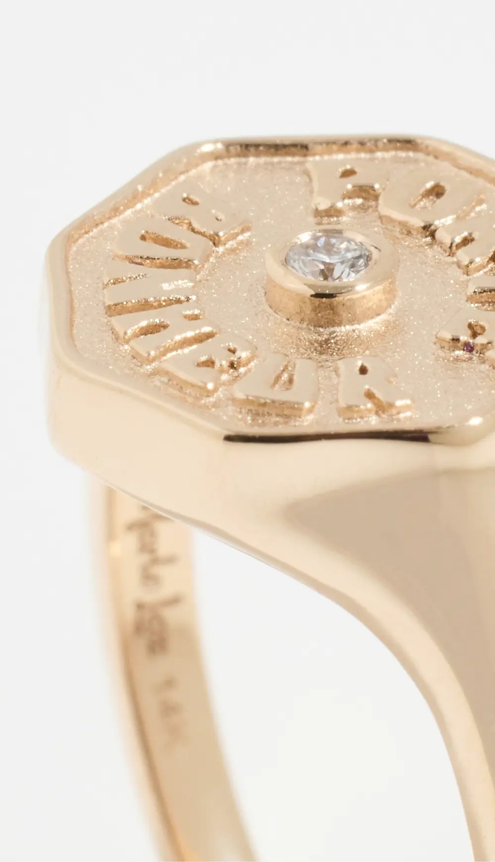 Marlo Laz 14k PB Signet Ring