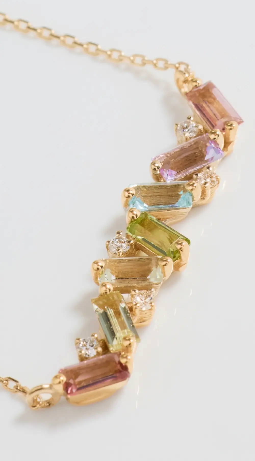 Kalan by Suzanne Kalan 14k Amalfi Burst Pastel Bar Pendant Necklace