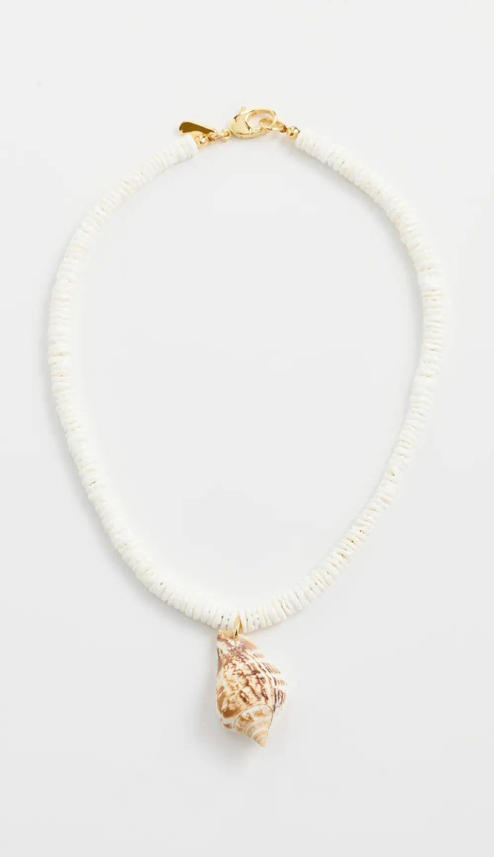 Logan Tay Shell Pendant Beaded Necklace