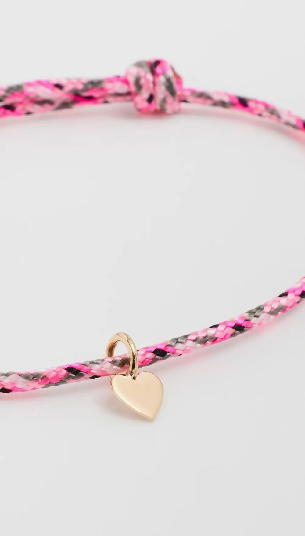 Zoe Chicco 14k Midi Bitty Heart Paracord Bracelet