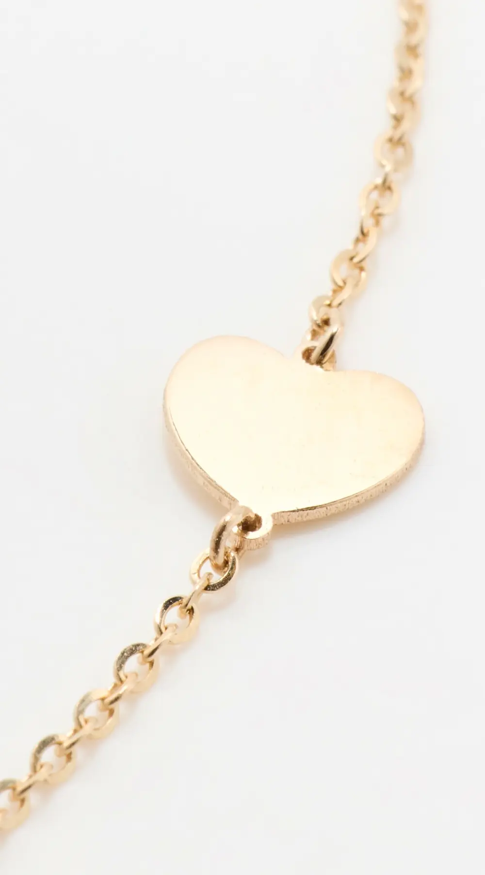JIA JIA 14k Gold Heart Chain Bracelet