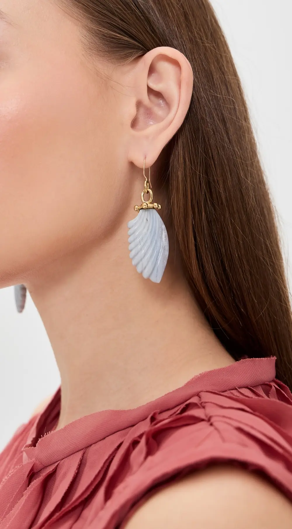 Ulla Johnson Small Wing Stone Drop Earrings