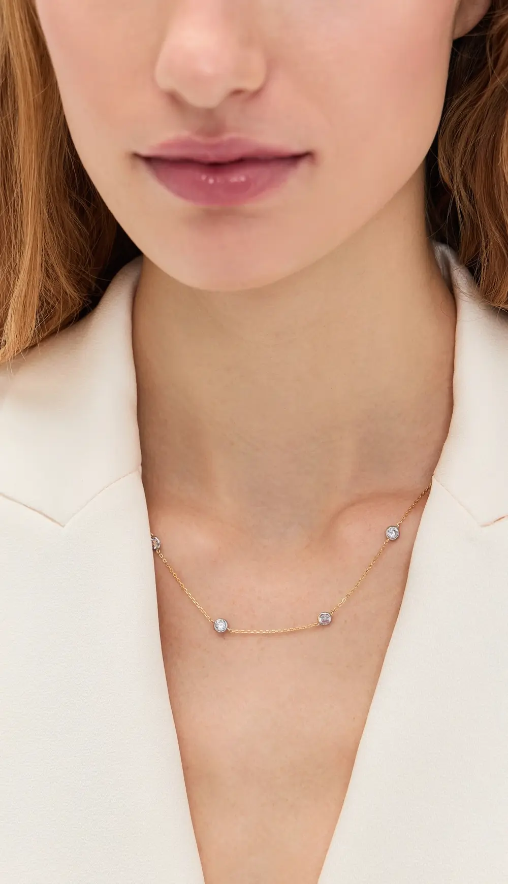 SHASHI Emily Two Toned Necklace