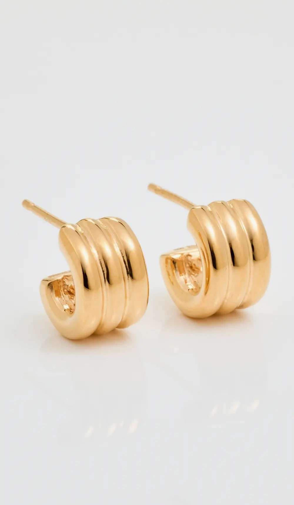 AGMES Mini Triple Ridge Hoops