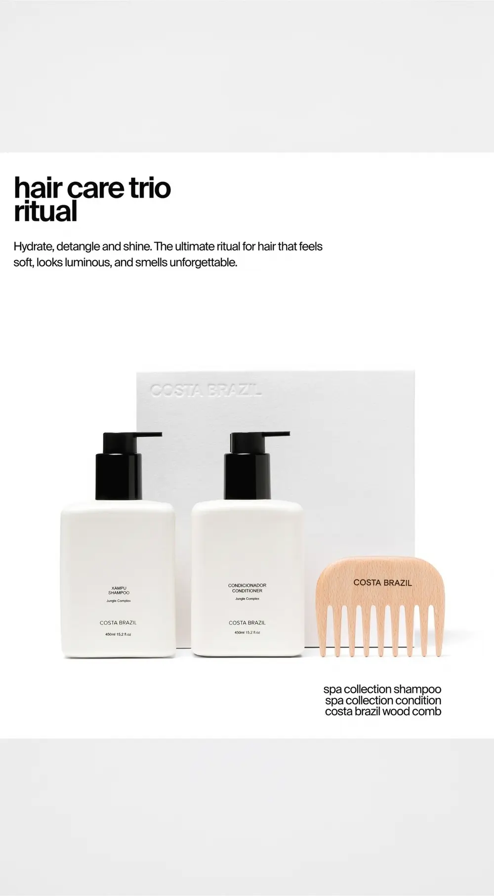 Costa Brazil Hair Care Ritual Set - Limited Edition