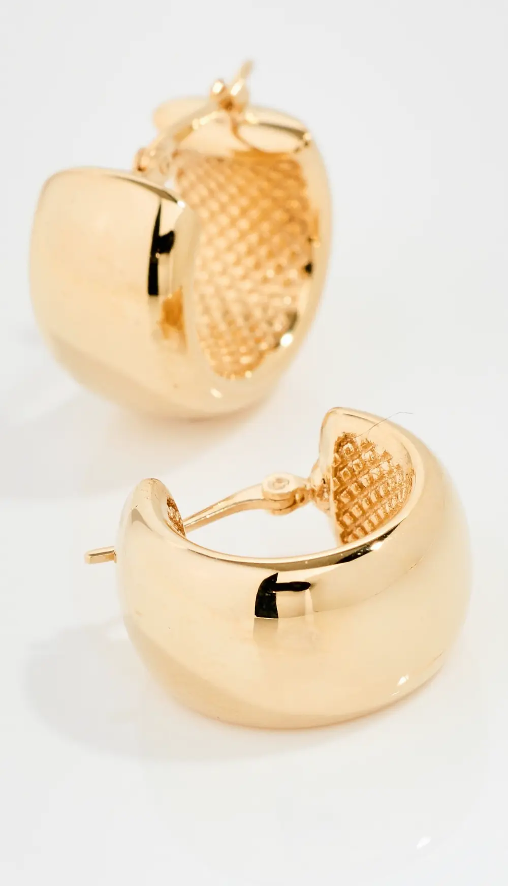 Isa Grutman 14k Chunky Hoops