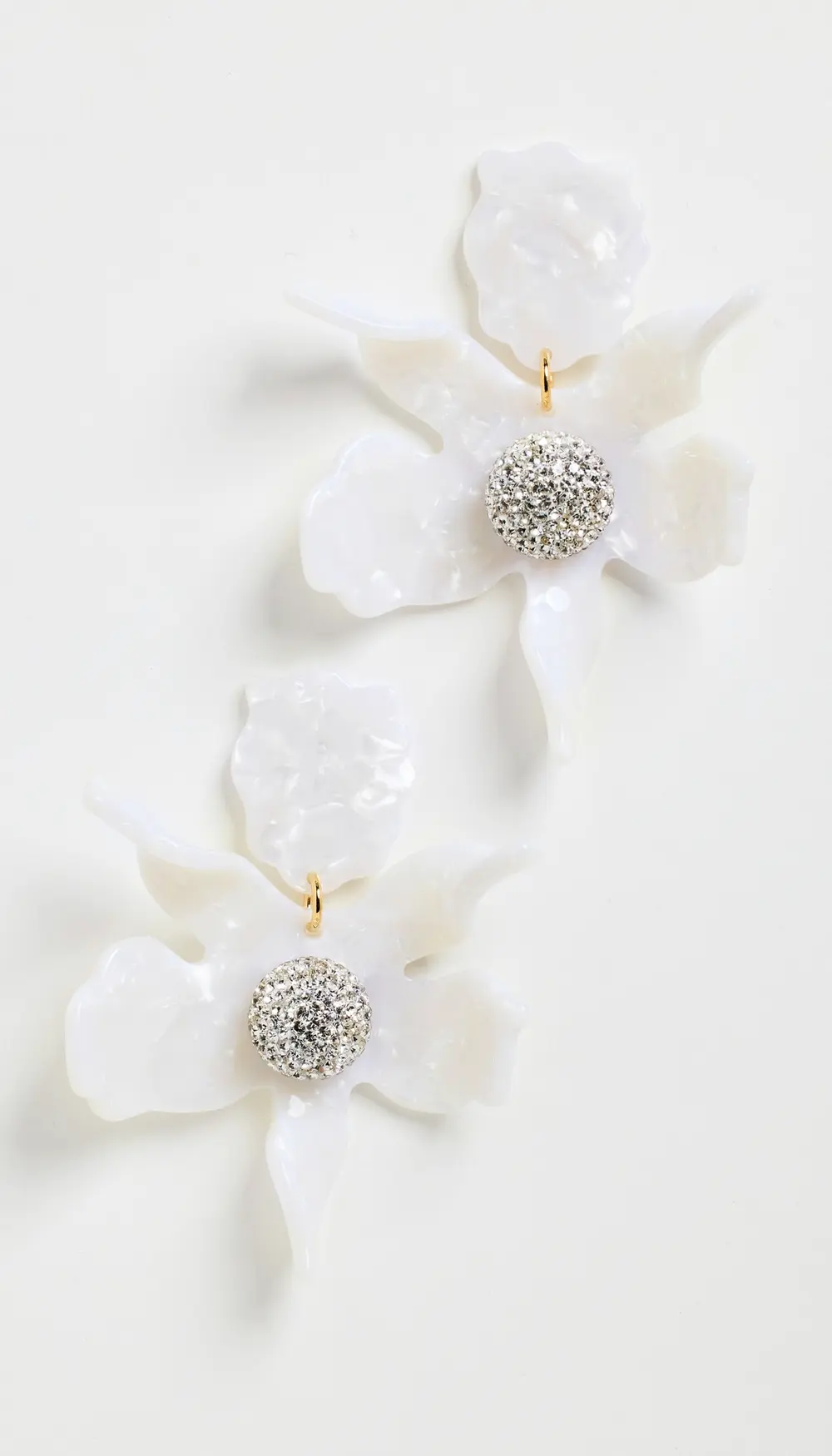 Lele Sadoughi Crystal Lily Earrings