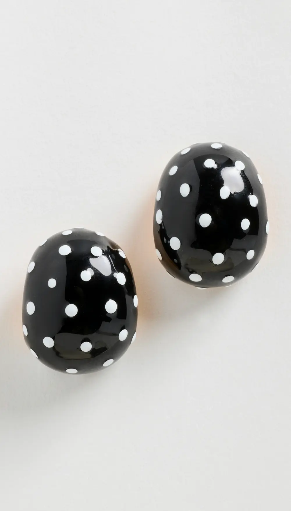 Kenneth Jay Lane Domed Hoop Earrings