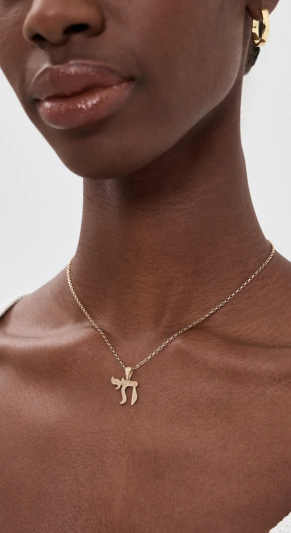 Marlo Laz 14k Mini Chai Necklace