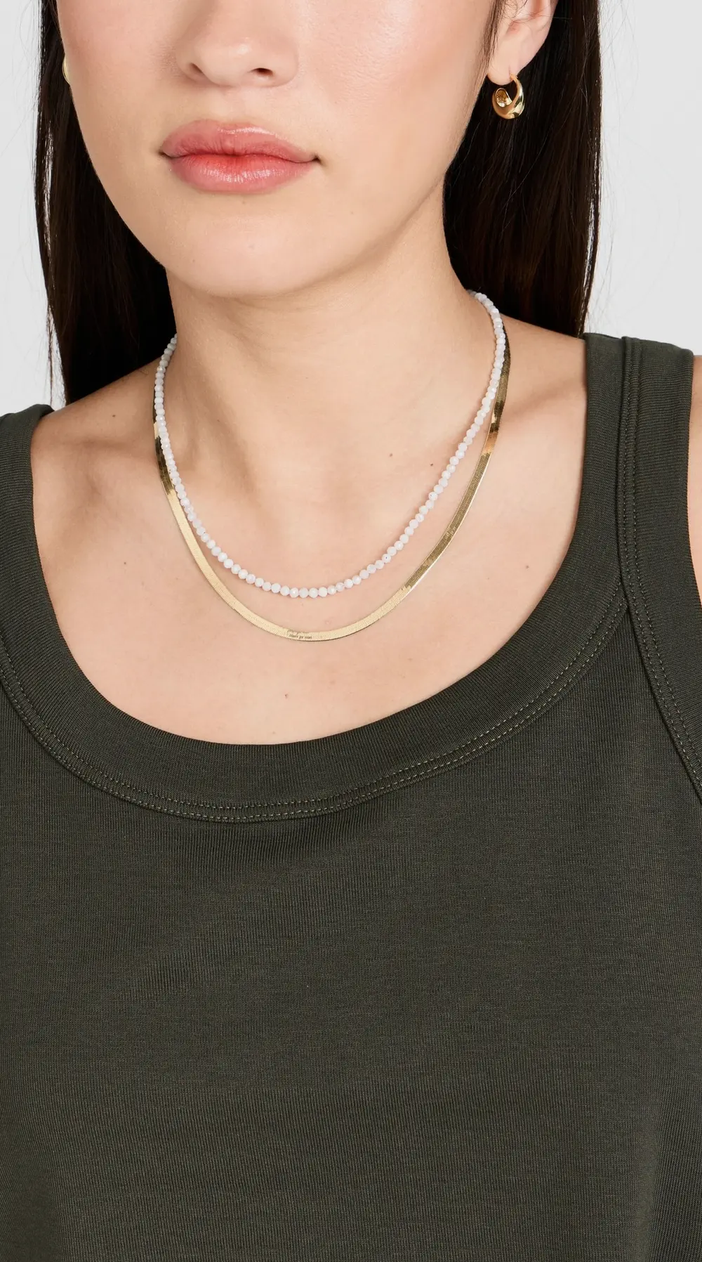 JIA JIA June Moonstone Beaded Necklace