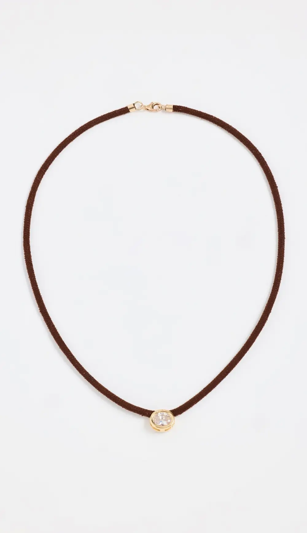 SHASHI Lasso Solitaire Necklace
