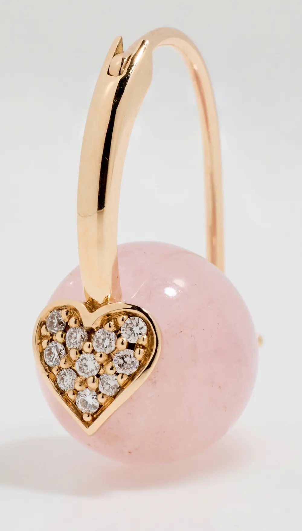 Sydney Evan 14k 10mm Heart Bead Earrings