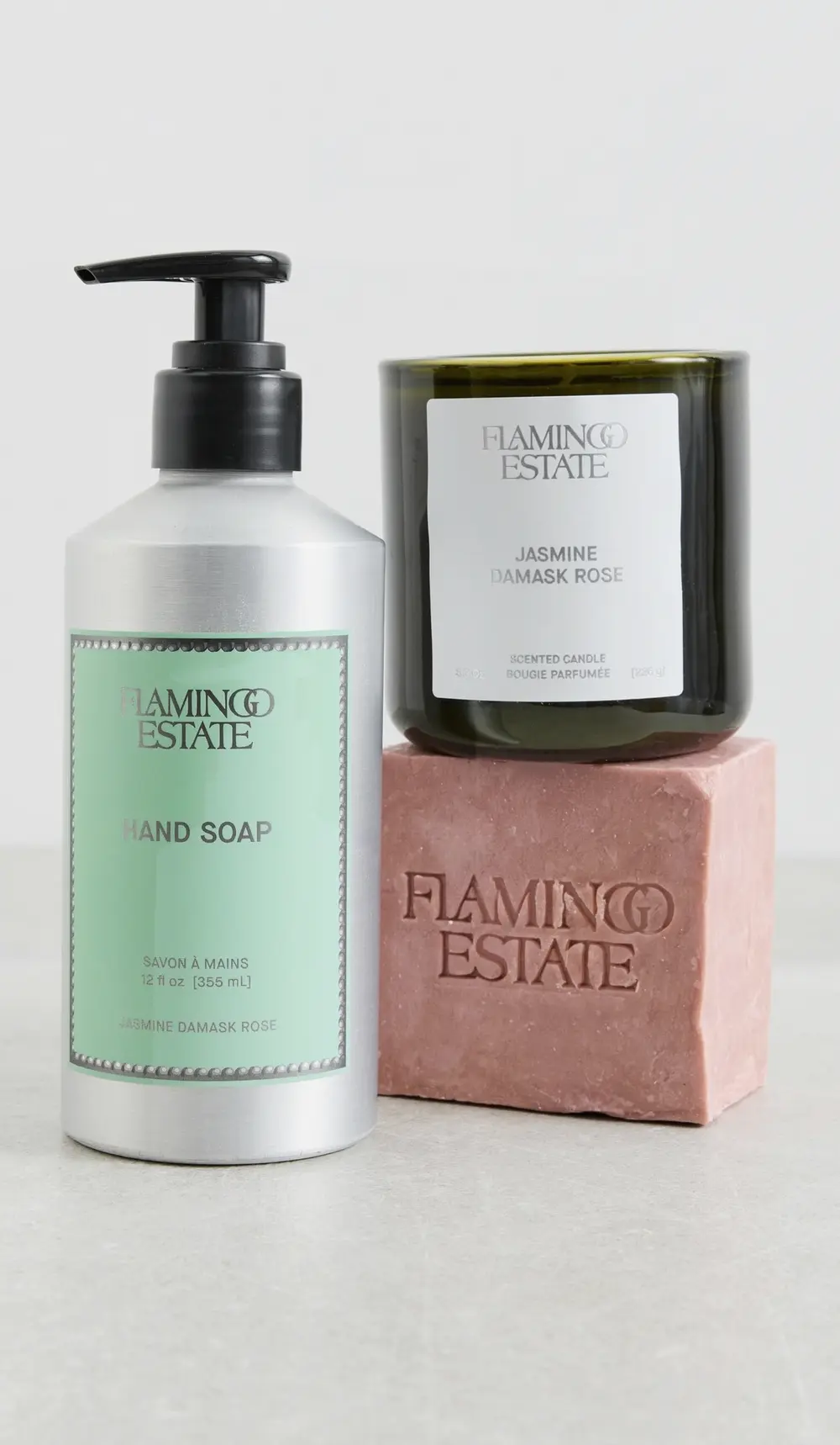 Flamingo Estate Jasmine & Rose Bath Set