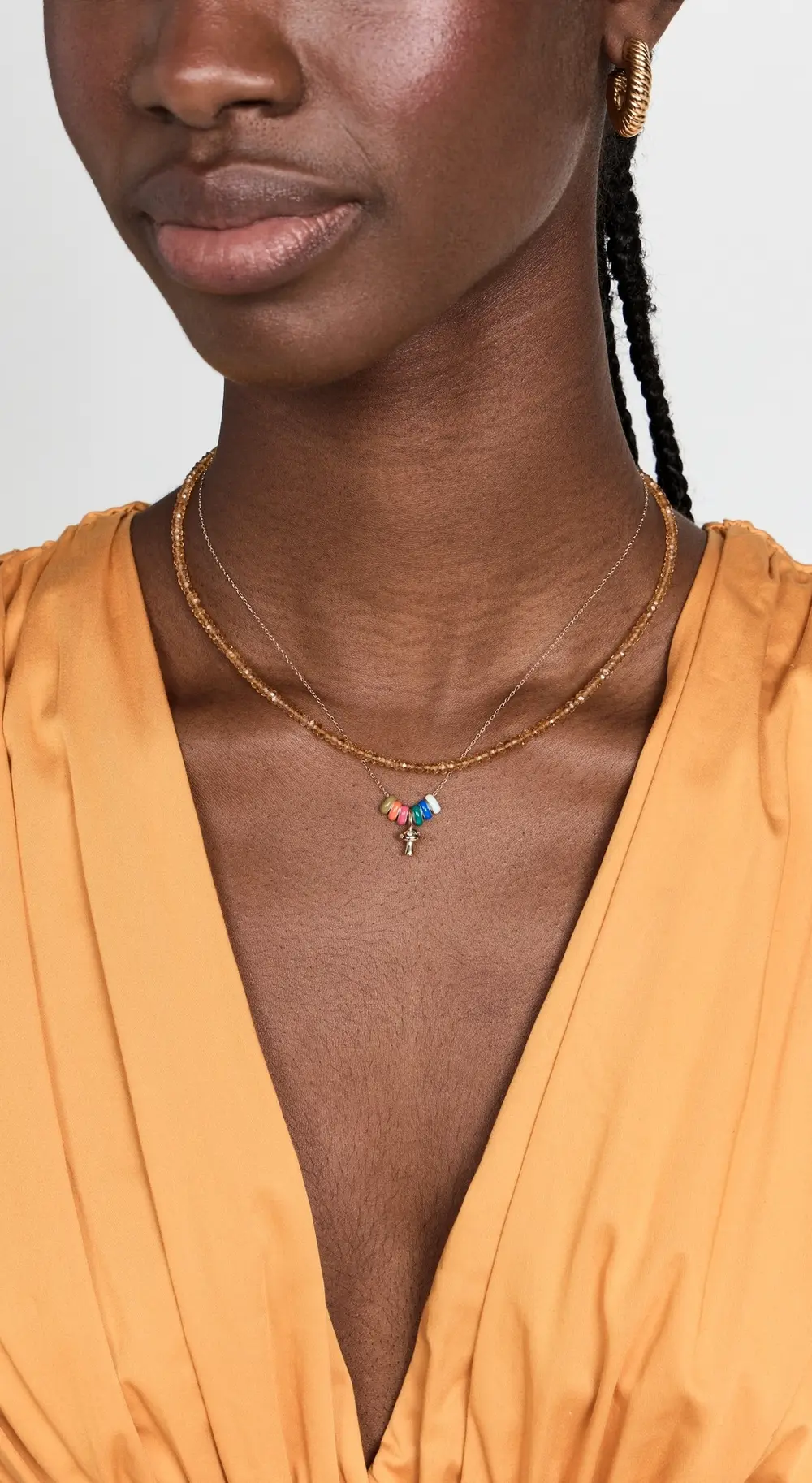 JIA JIA November Citrine Beaded Necklace