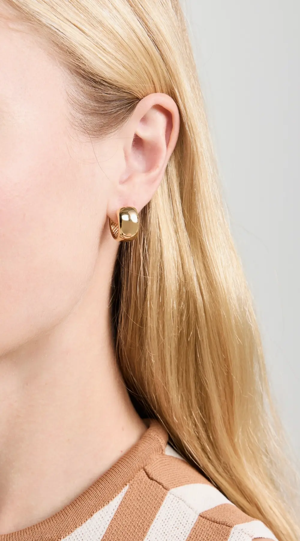 Isa Grutman 14k Chunky Hoops