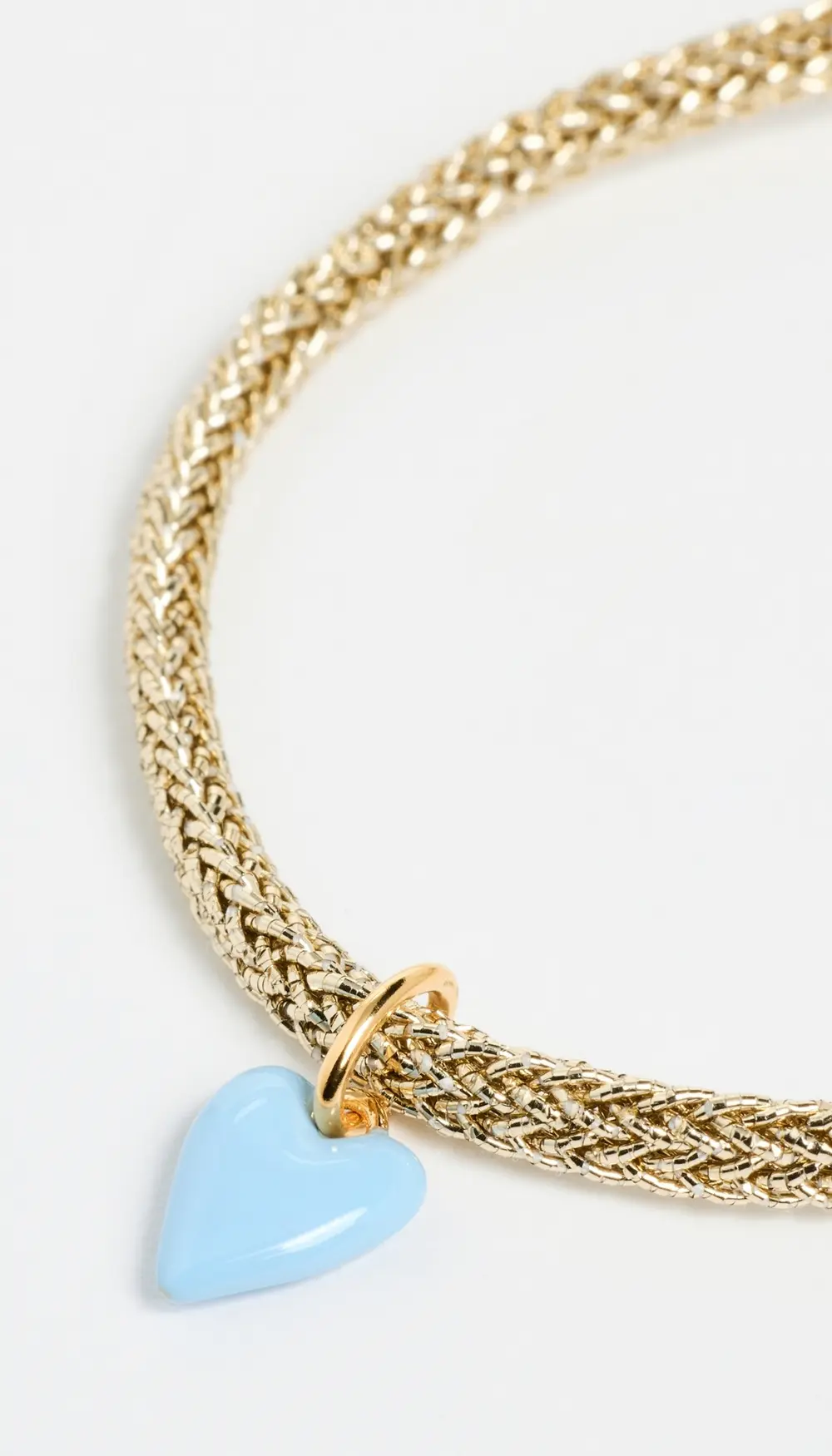 HART Metallic Bracelet with Blue Heart Charm