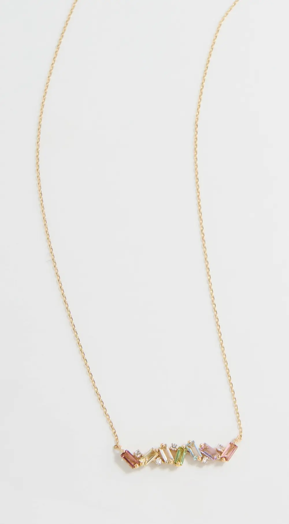 Kalan by Suzanne Kalan 14k Amalfi Burst Pastel Bar Pendant Necklace