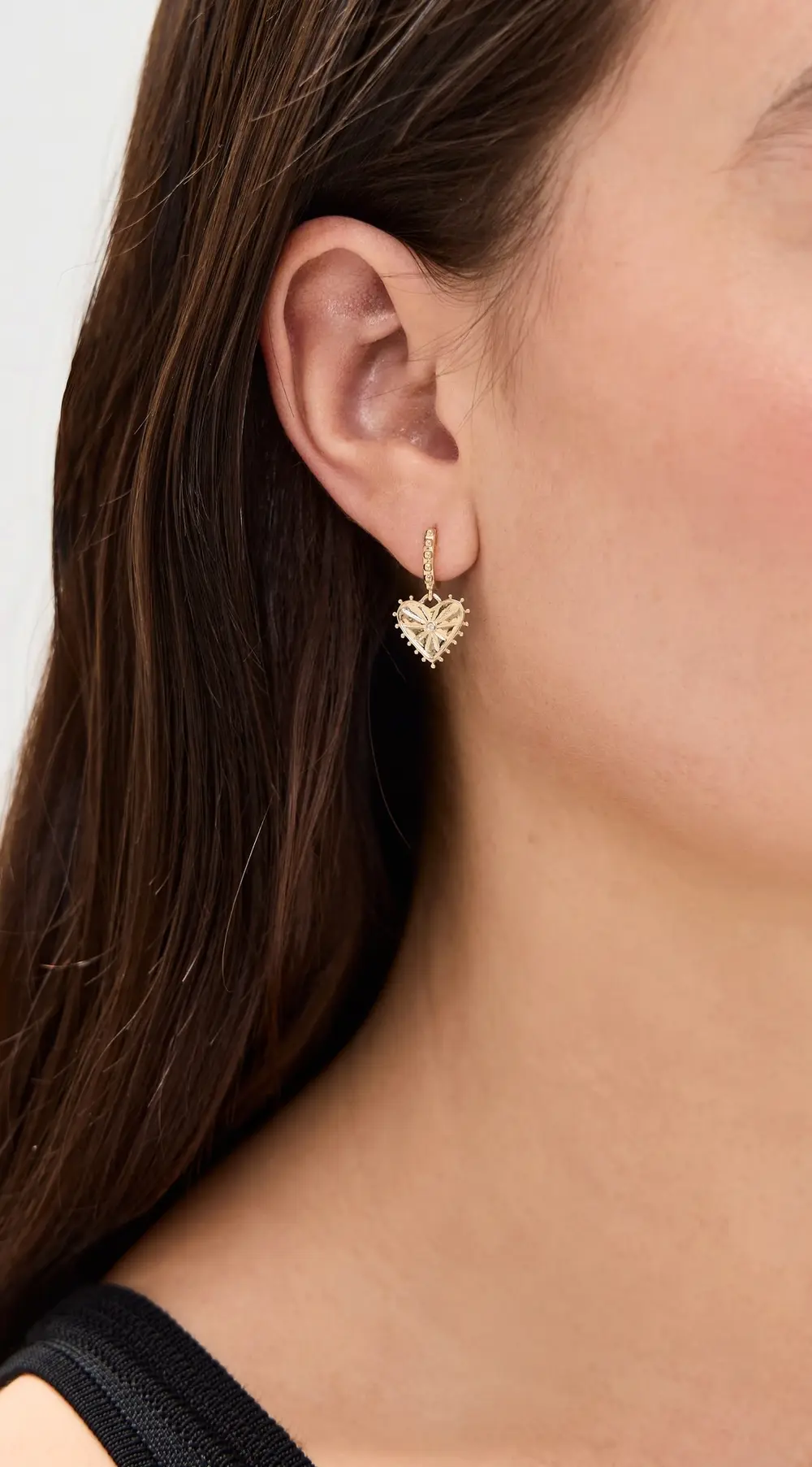 Marlo Laz 14k Agape Earrings