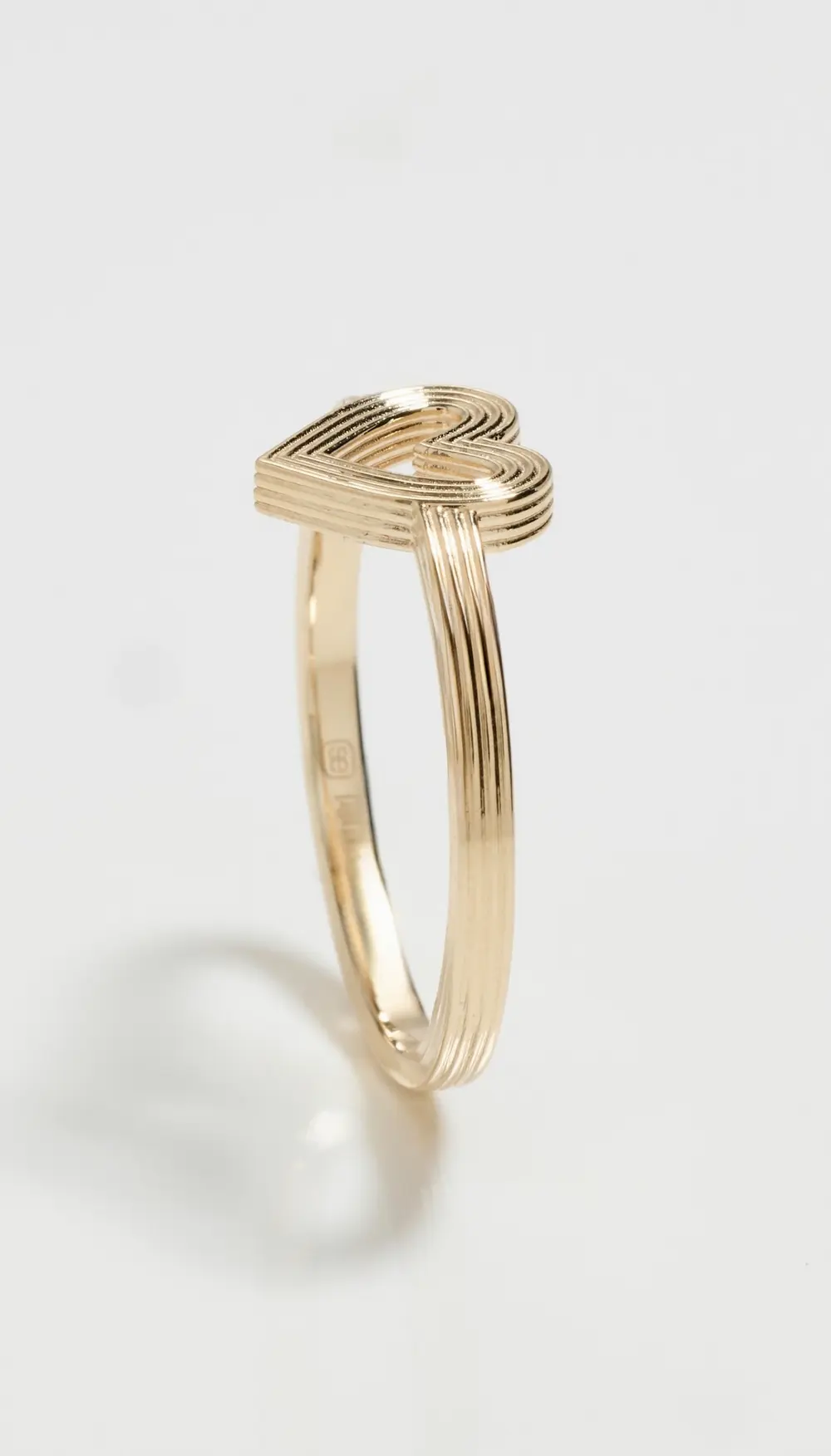 Sydney Evan 14k Open Heart Ring