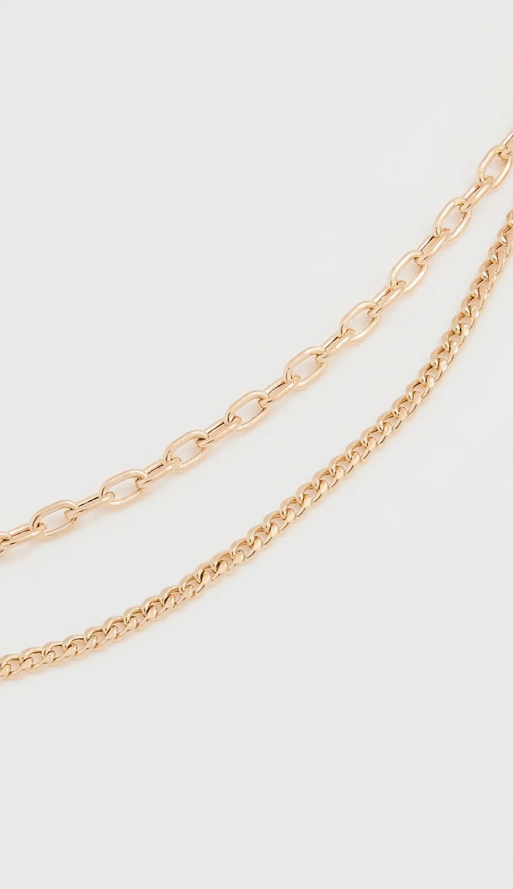 Zoe Chicco 14k Gold Double Chain Bracelet